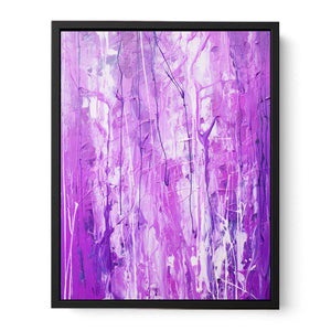 Purple Drip Painting