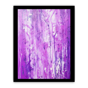 Purple Drip Painting