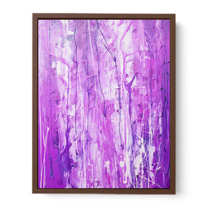 Purple Drip Painting
