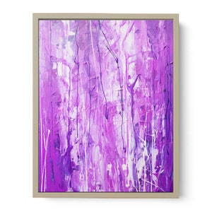 Purple Drip Painting