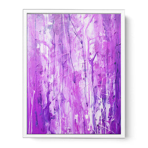 Purple Drip Painting