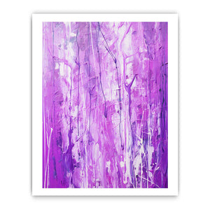 Purple Drip Painting