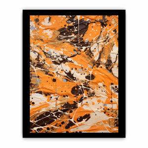 Brown  Drip  Painting