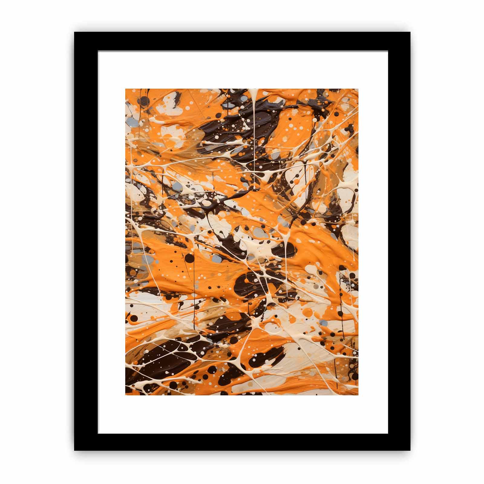 Brown  Drip  Painting