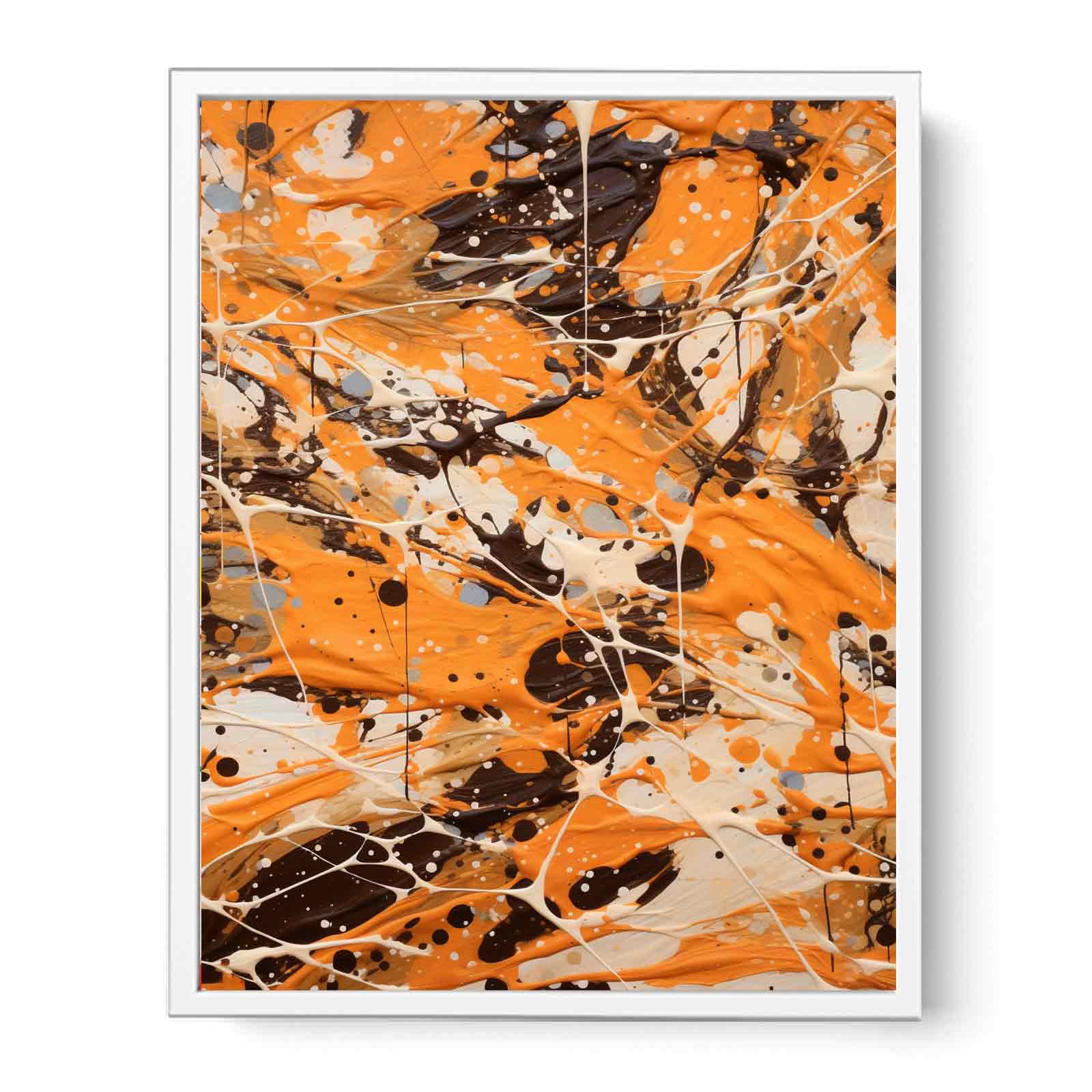 Brown  Drip  Painting