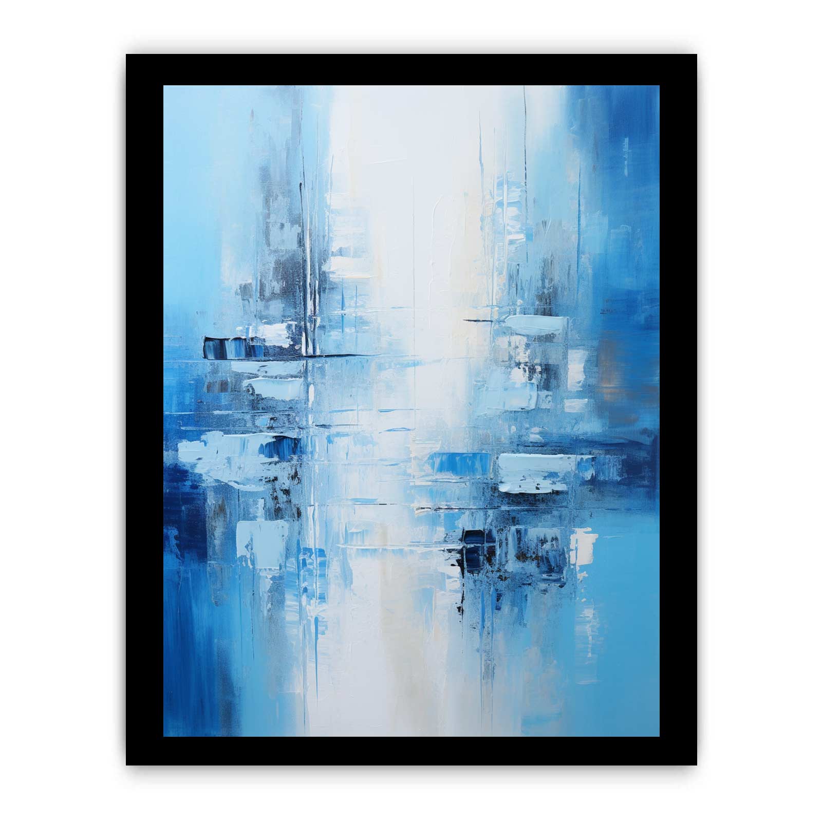 Abstract Blue Painting
