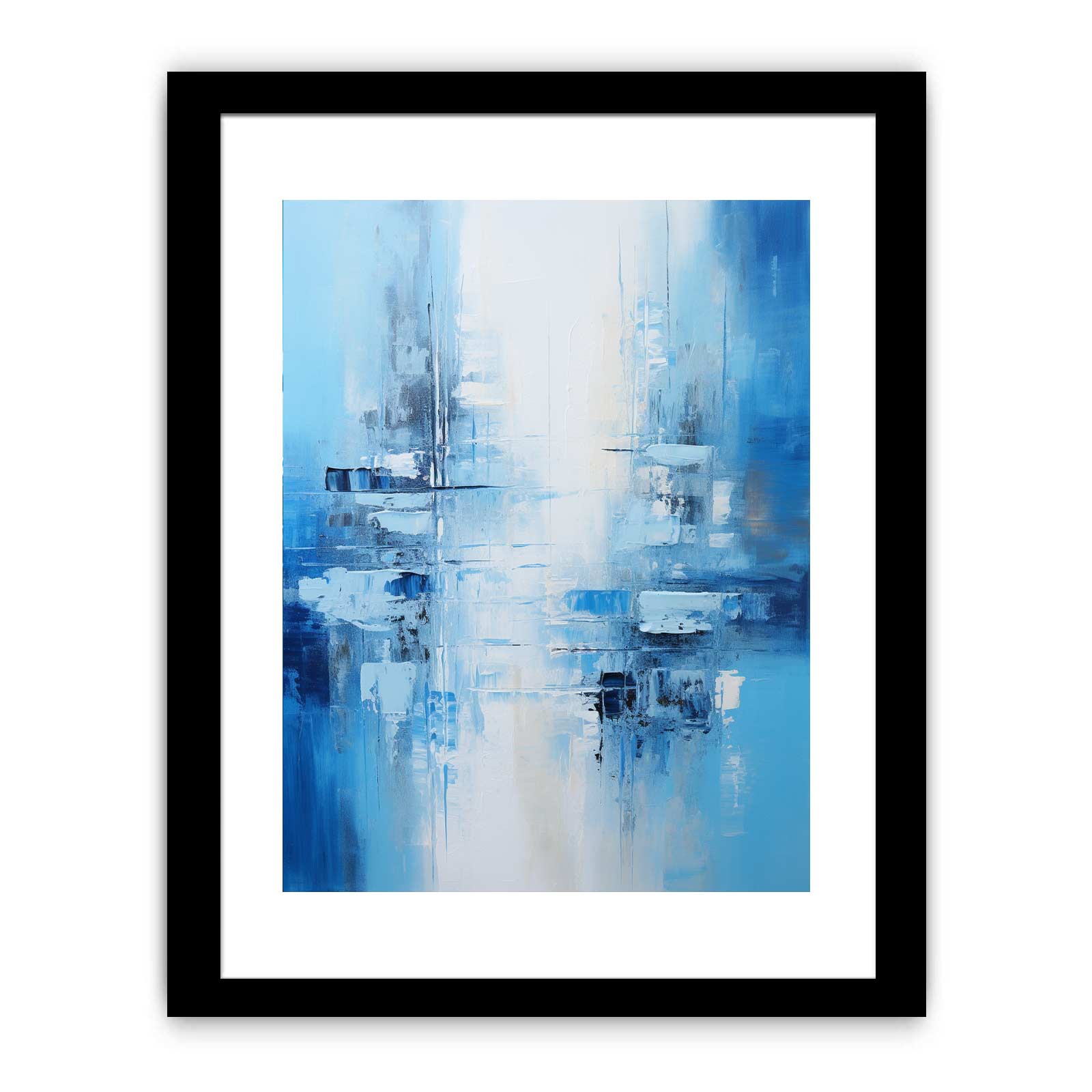 Abstract Blue Painting