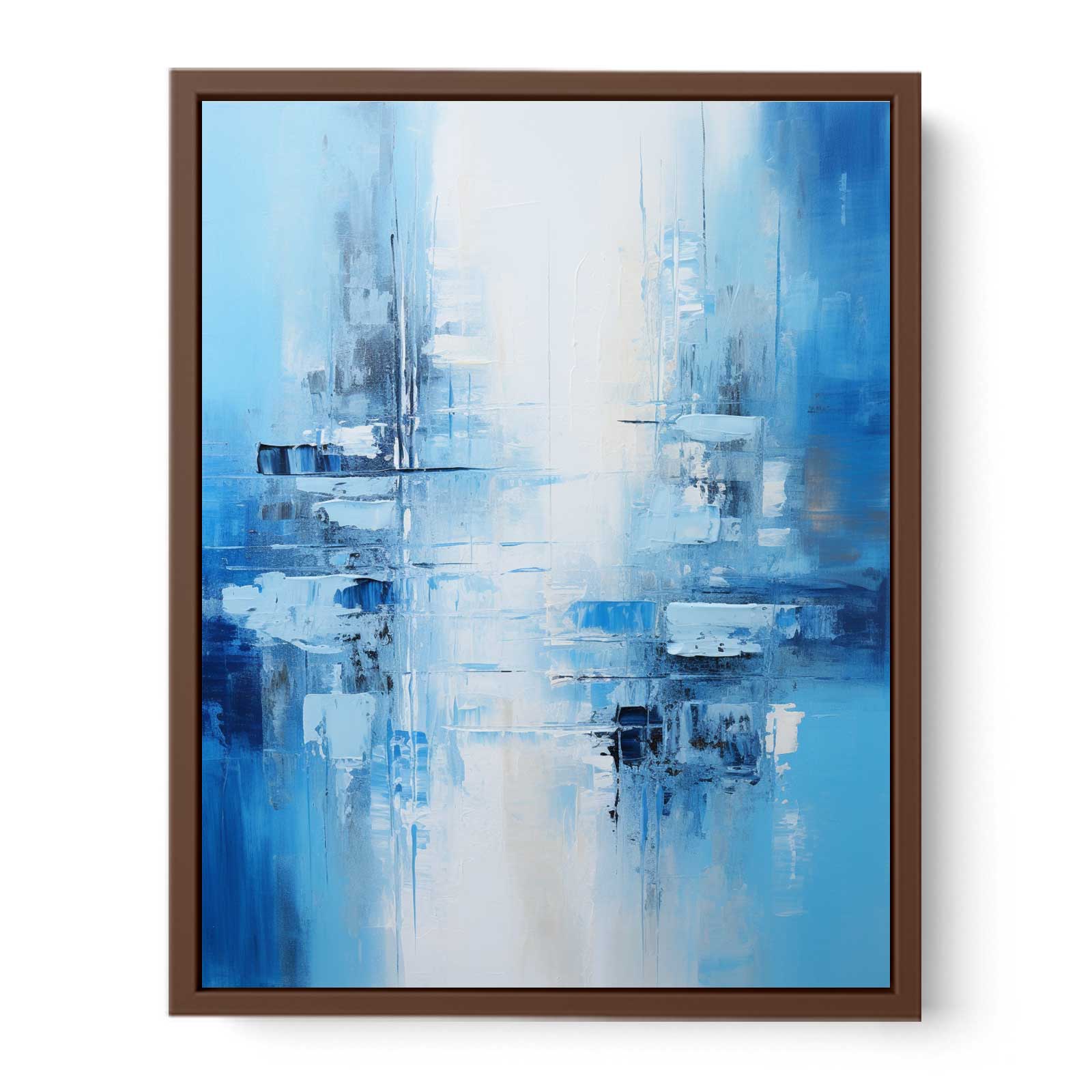 Abstract Blue Painting