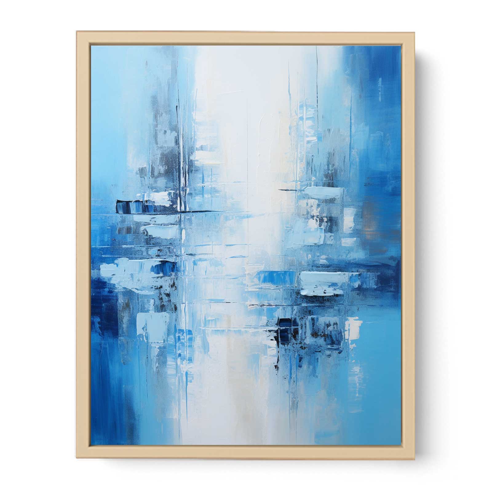 Abstract Blue Painting