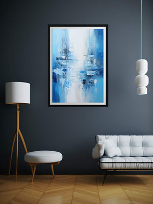 Abstract Blue Painting