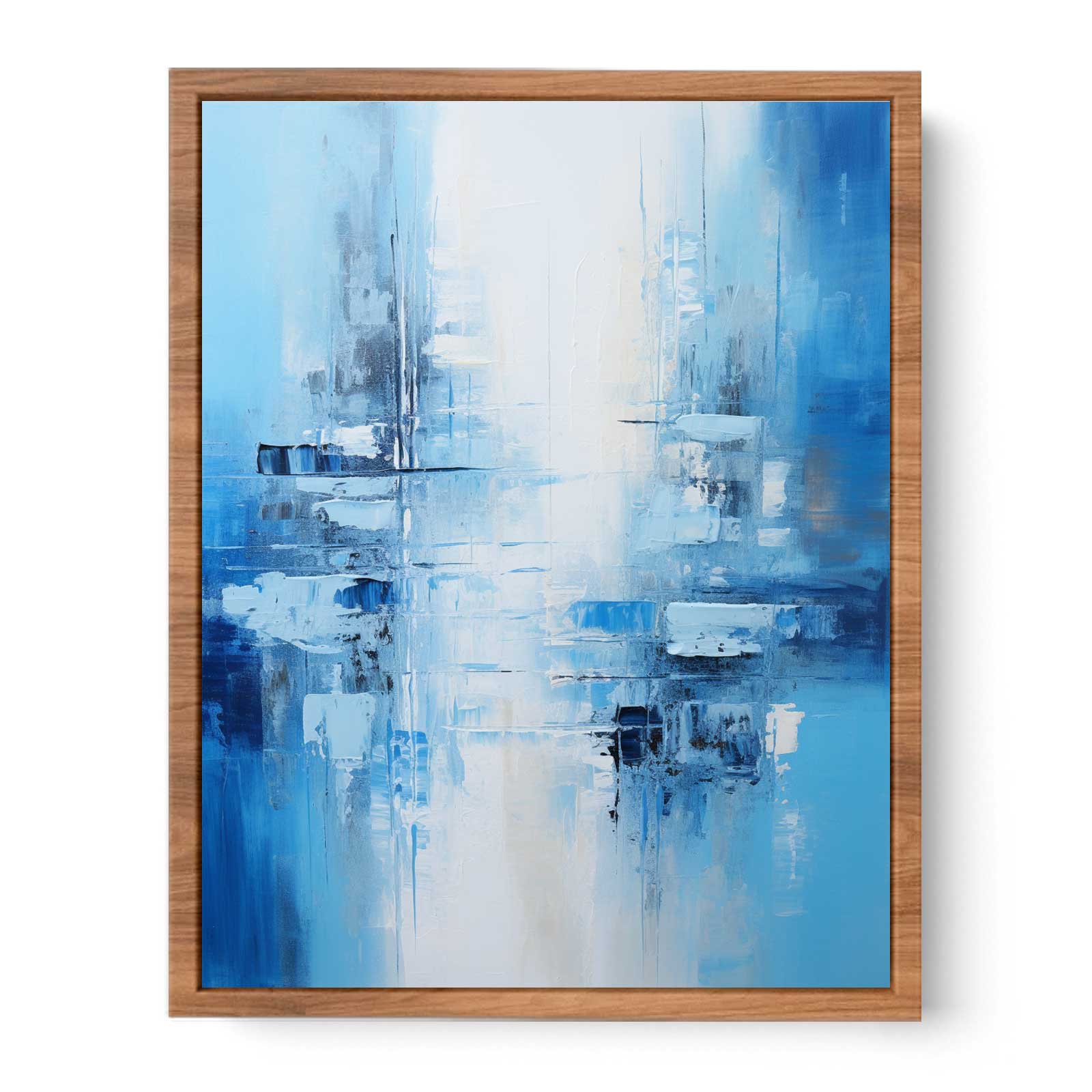 Abstract Blue Painting