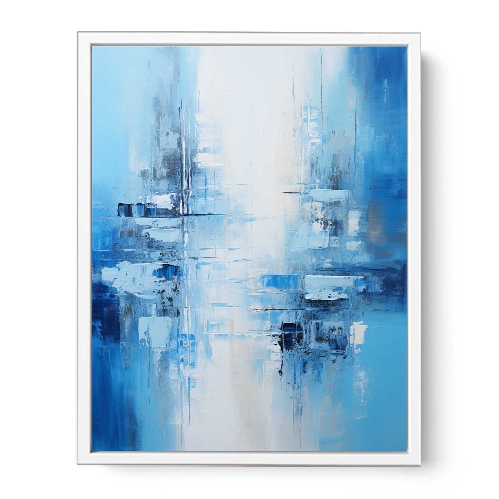 Abstract Blue Painting