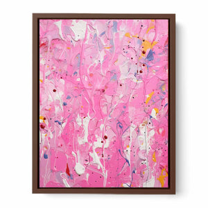 Pink  Drip  Painting