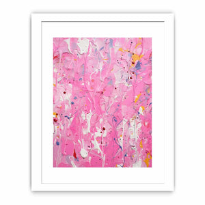 Pink  Drip  Painting
