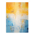 Yellow Blue Abstract Painting