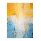 Yellow Blue Abstract Painting artwork preview