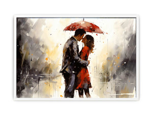 Red Couple Art Painting