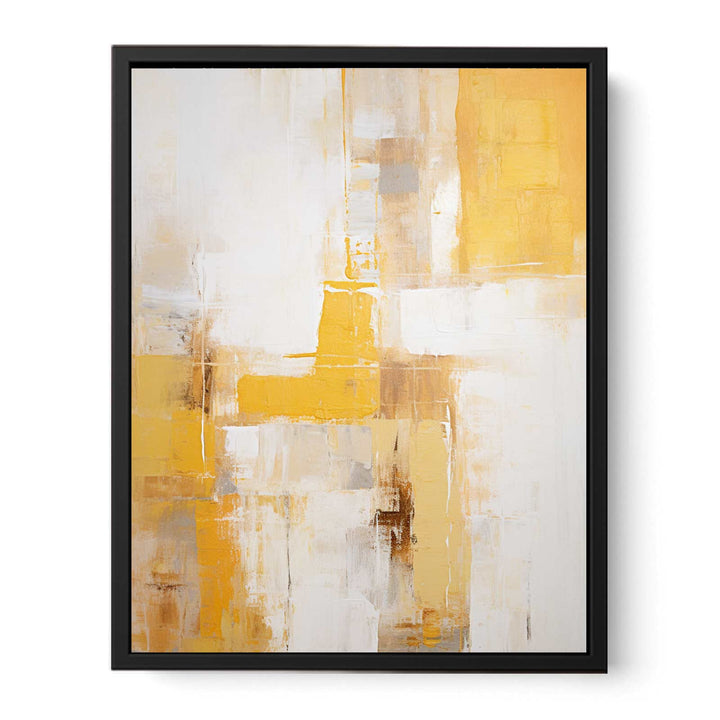 Yellow Grey Art Painting  