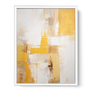 Yellow Grey Art Painting