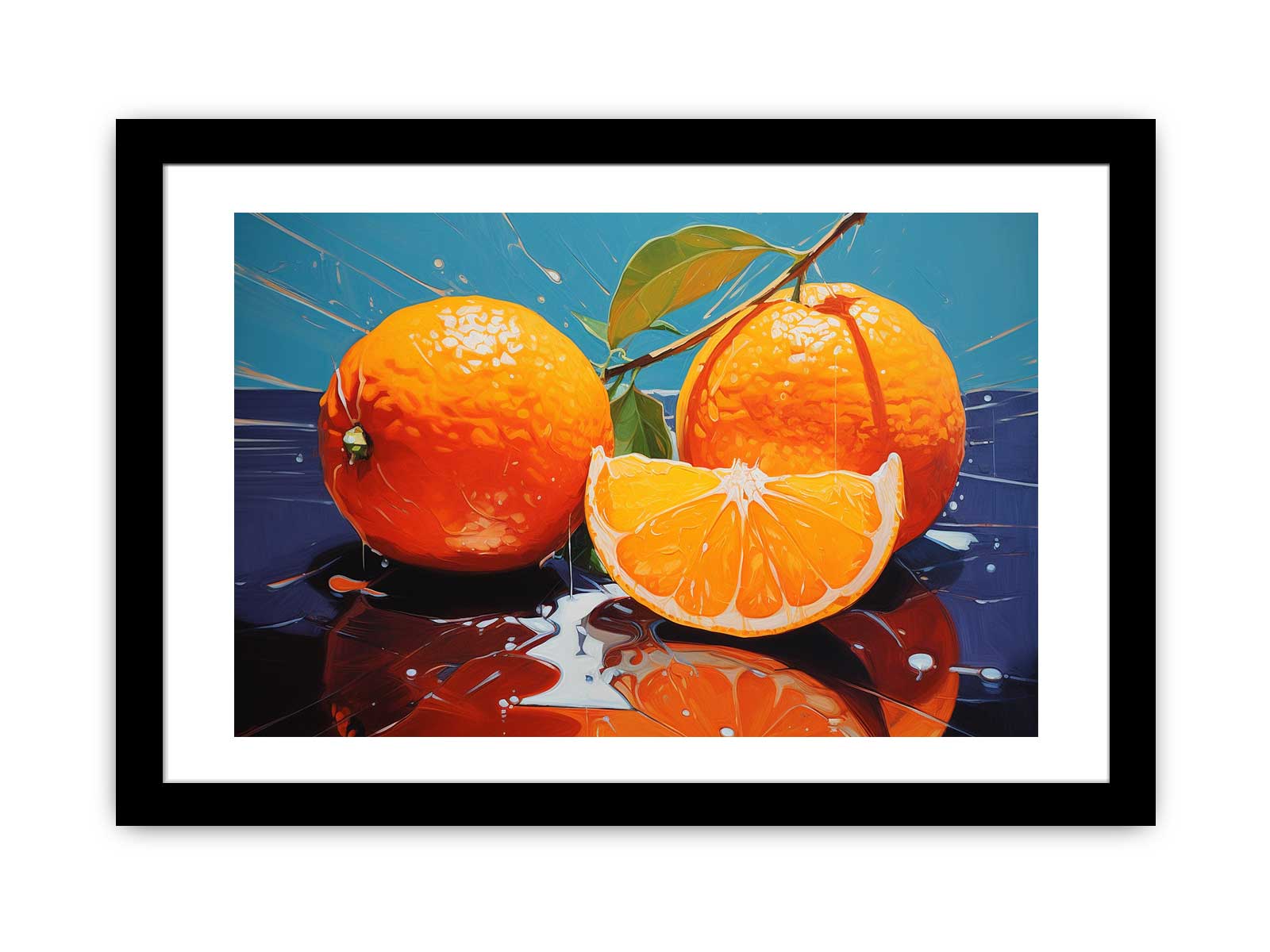 Orange Art Painting