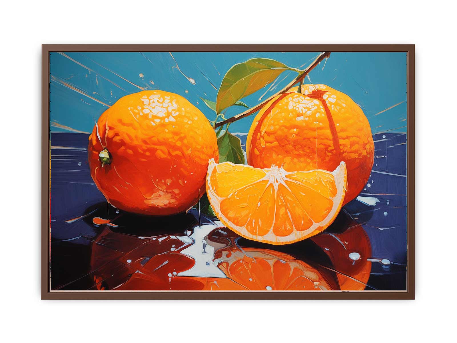 Orange Art Painting