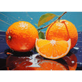 Orange Art Painting