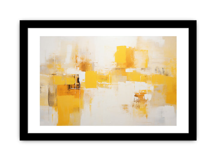 Yellow Abstract Painting