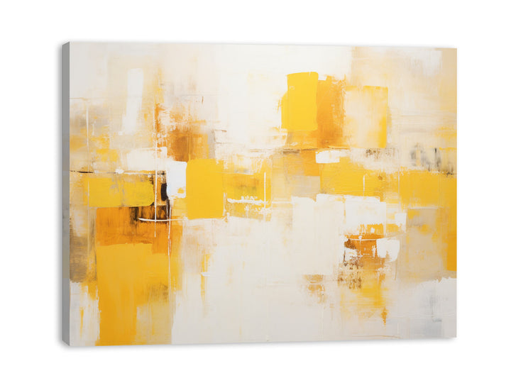 Yellow Abstract Painting