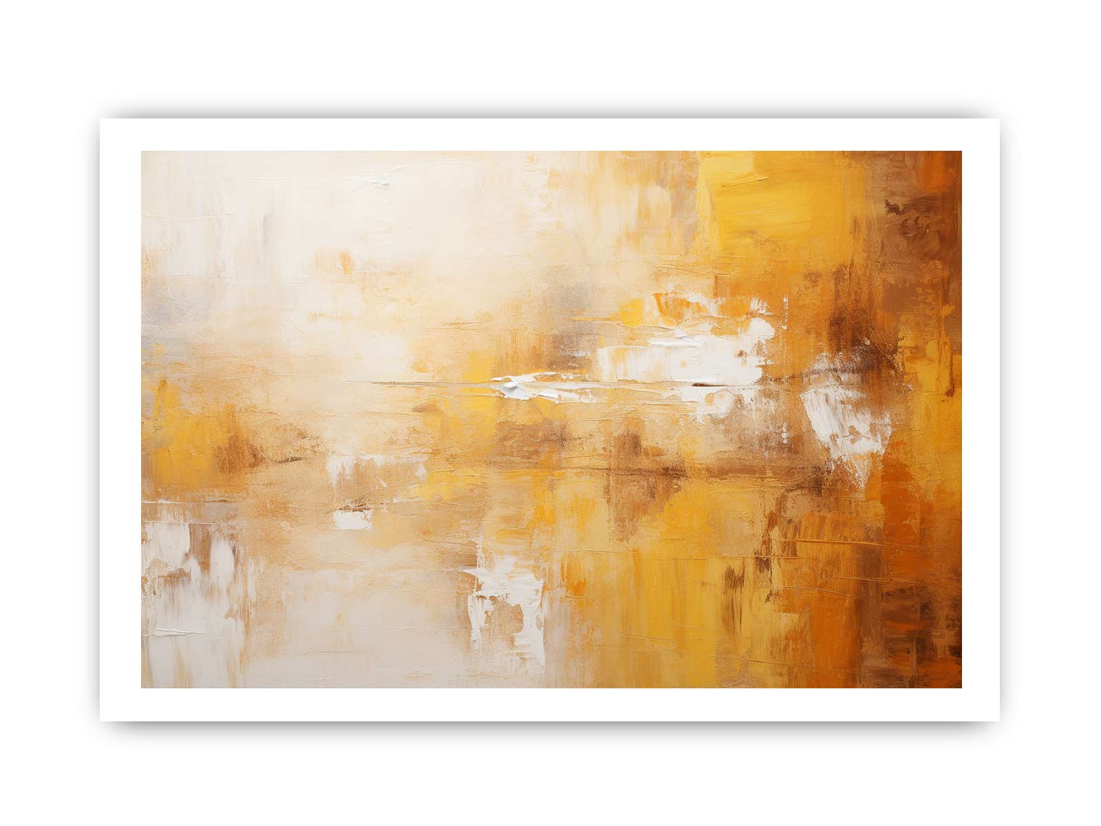 Abstract Brown Painting