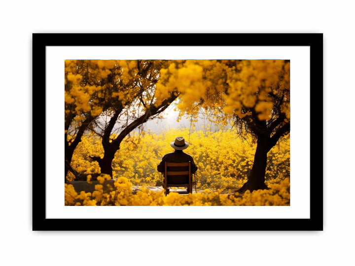 Me & Yellow Flowers in Autumn