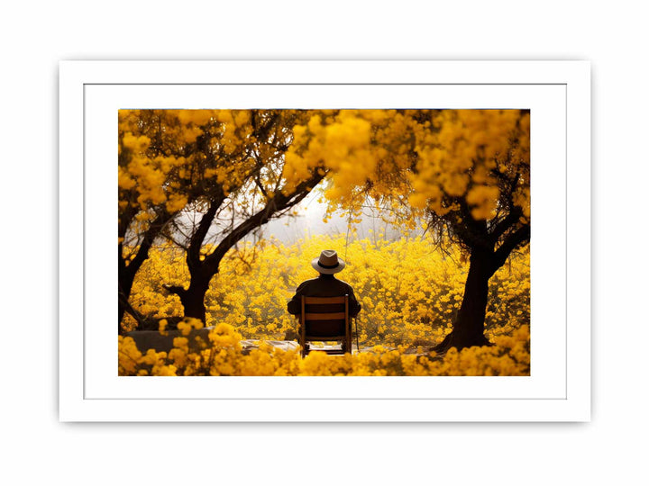 Me & Yellow Flowers in Autumn