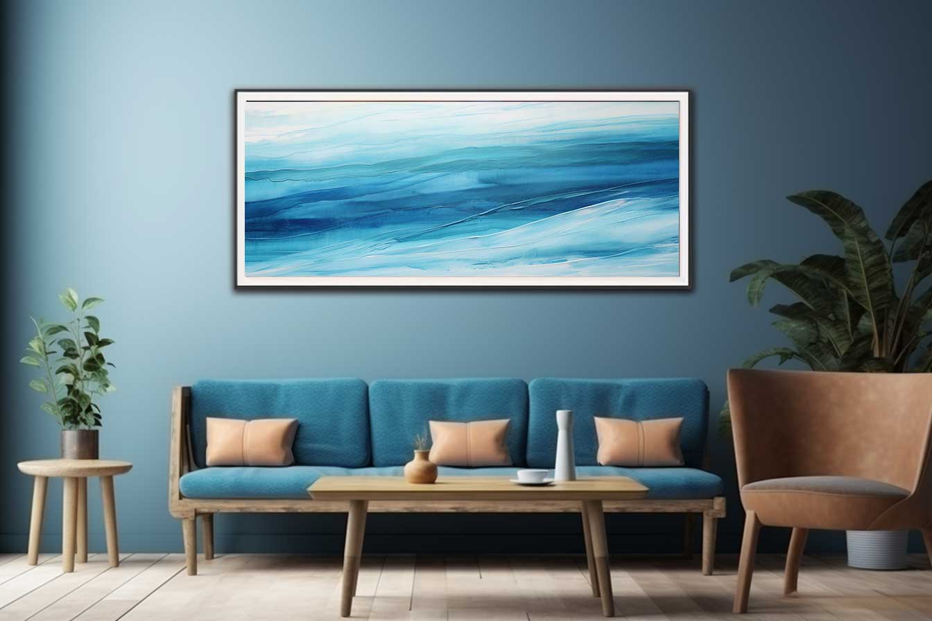 Blue Abstract Layer
