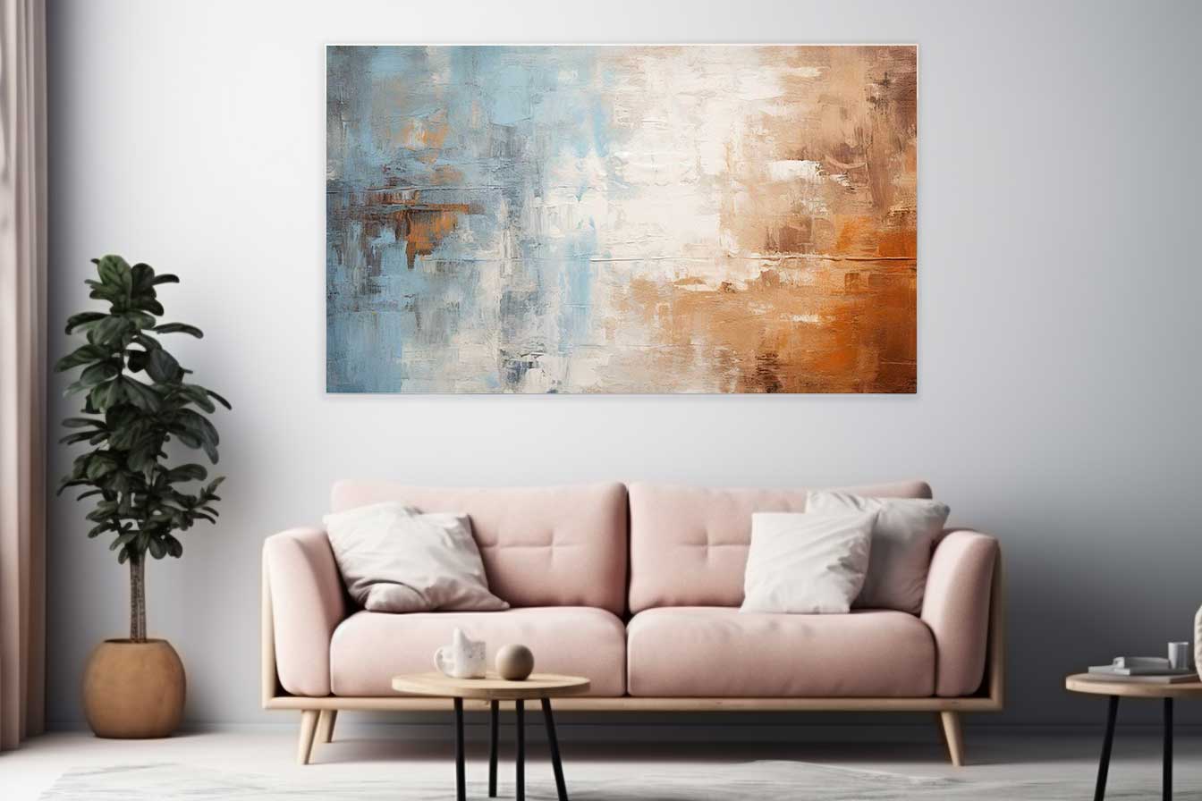 Blue Brown Painting