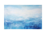 White Blue Abstract artwork preview