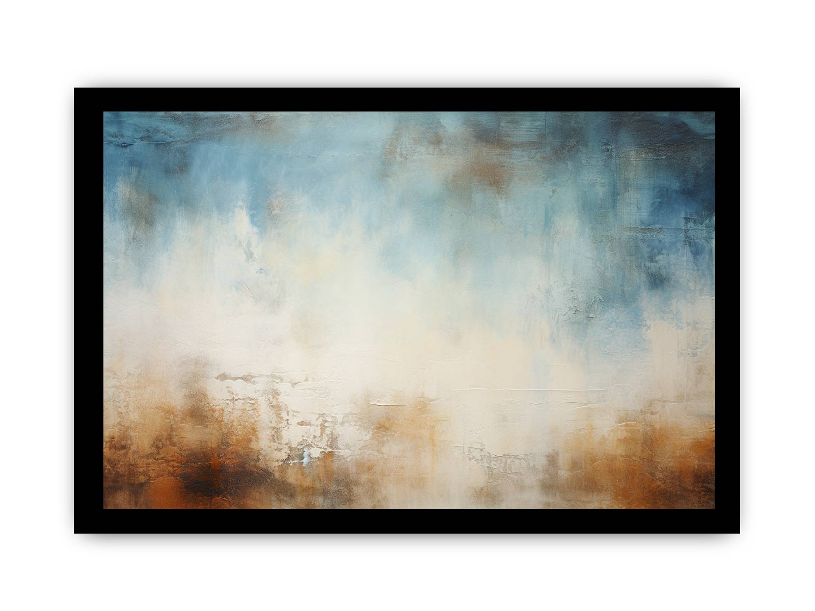 Blue Brown  Abstract