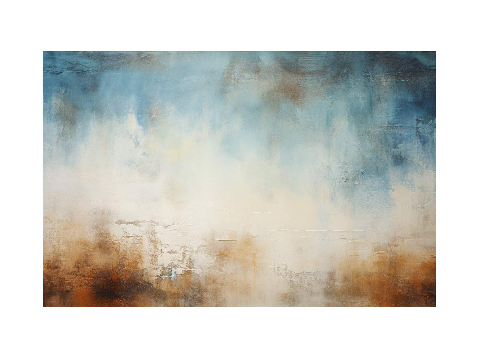 Blue Brown  Abstract
