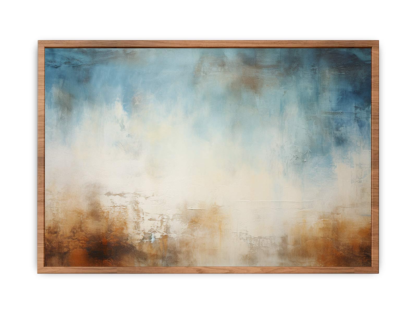 Blue Brown  Abstract