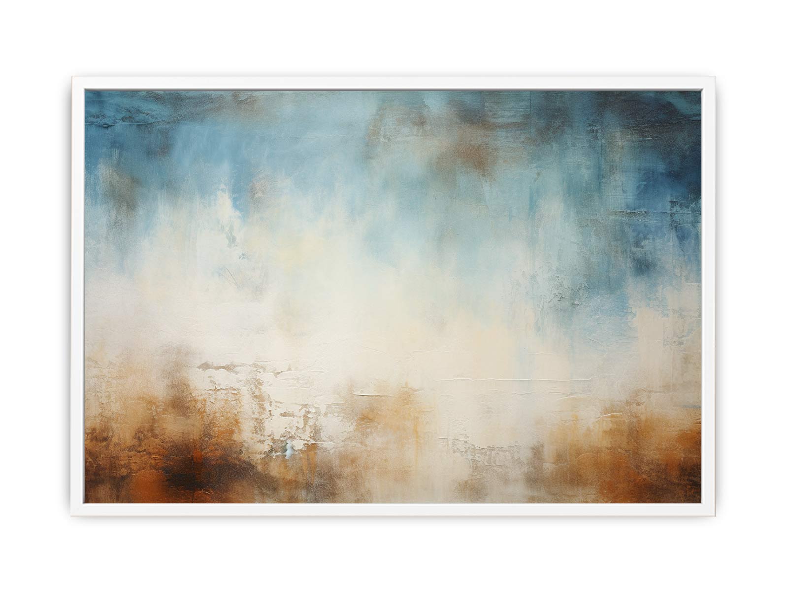 Blue Brown  Abstract