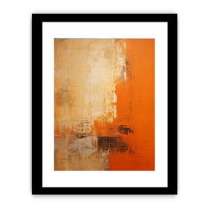 Orange Abstract  Painting