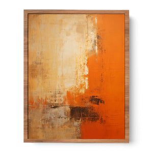 Orange Abstract  Painting