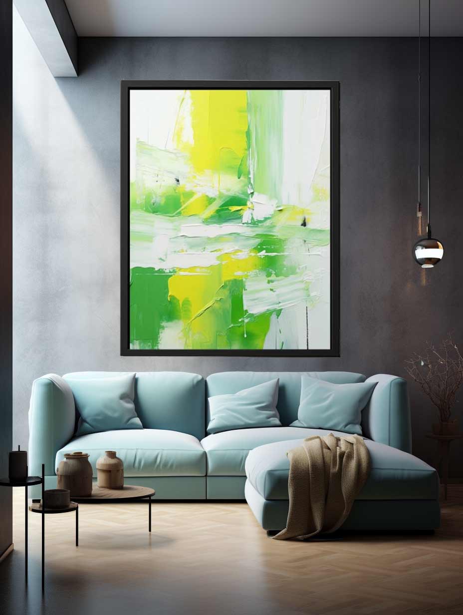 Green Yellow Abstract