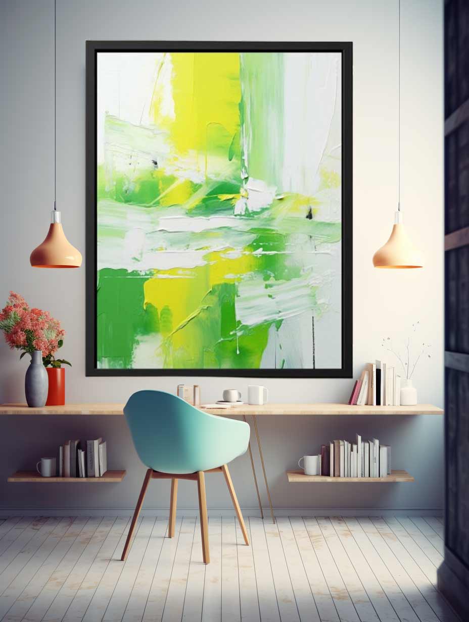 Green Yellow Abstract
