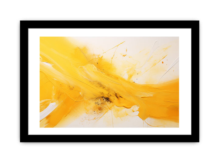 Abstract Yellow Painting