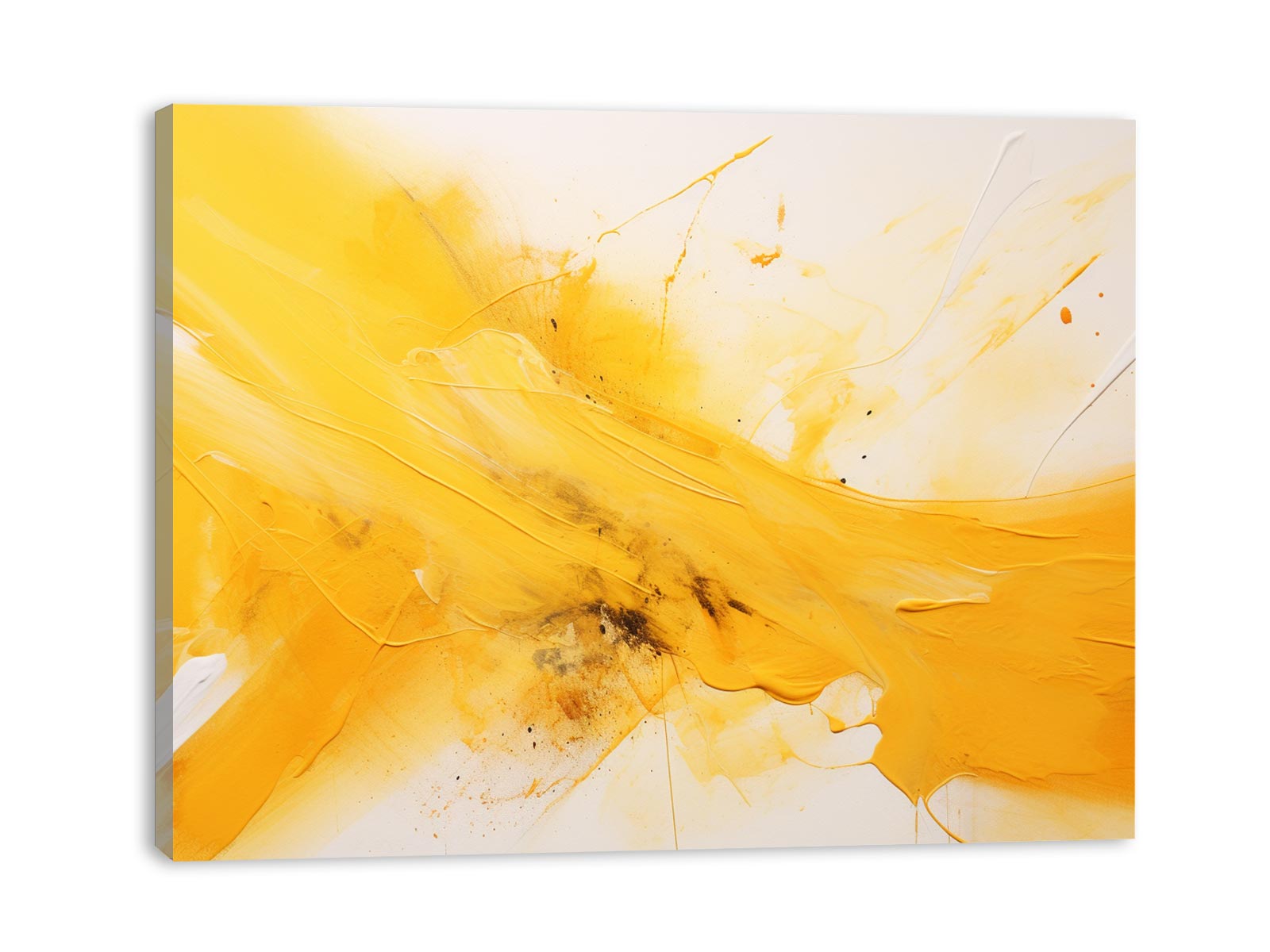 Abstract Yellow Painting