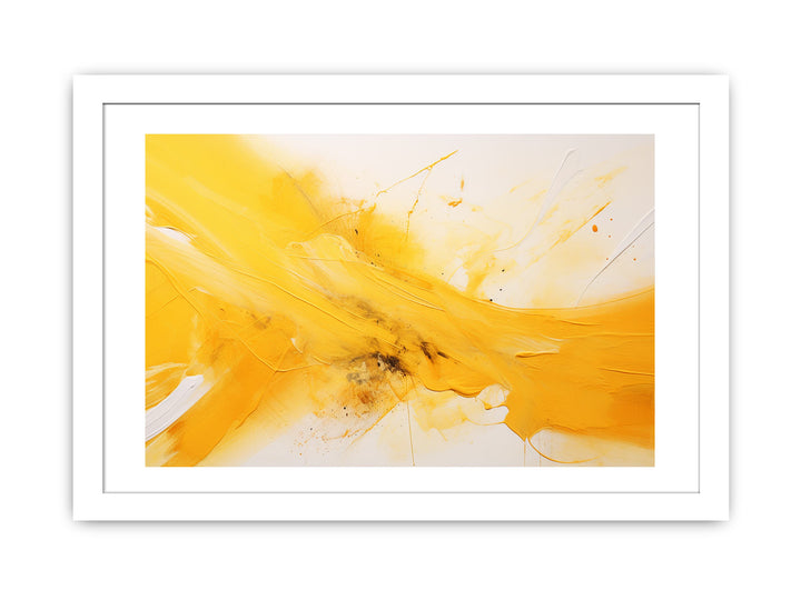 Abstract Yellow Painting