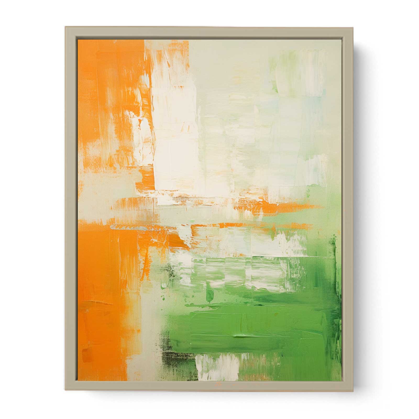Green Brown Abstract II