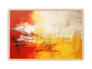 Yellow Red Abstract