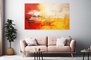 Yellow Red Abstract