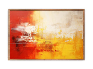 Yellow Red Abstract