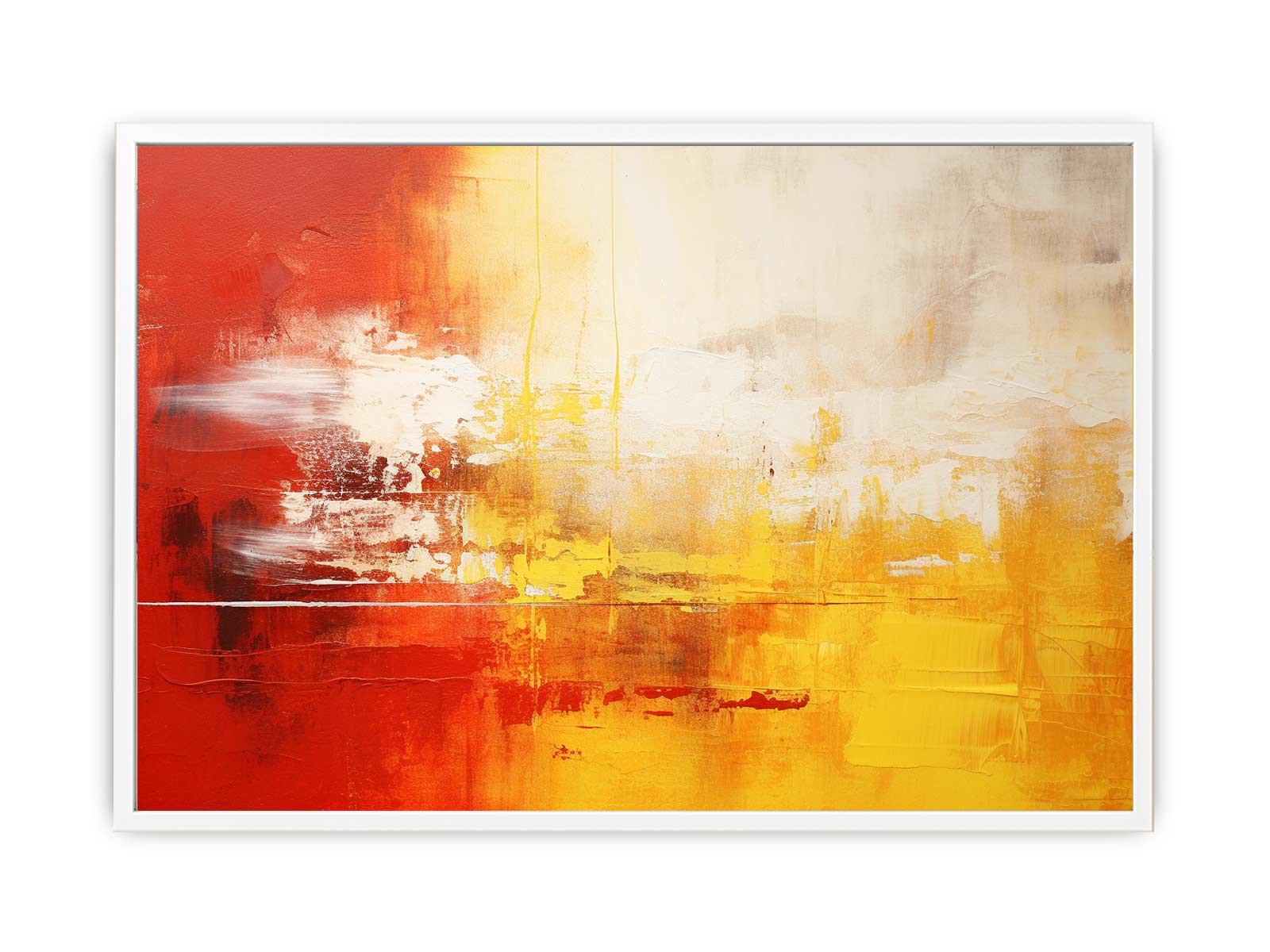 Yellow Red Abstract
